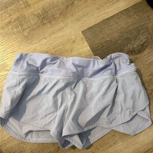 Light Purple Lululemon Athletic Shorts
